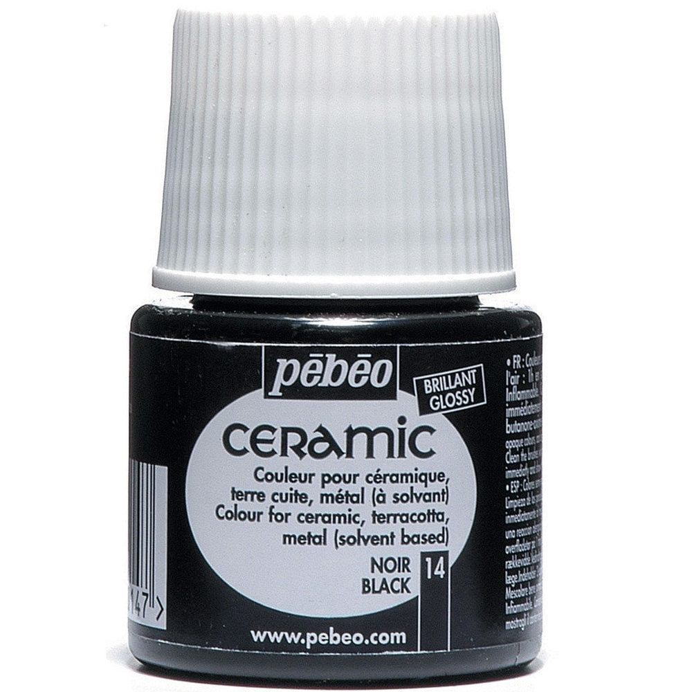 Pebeo Ceramic 45ml Black 14