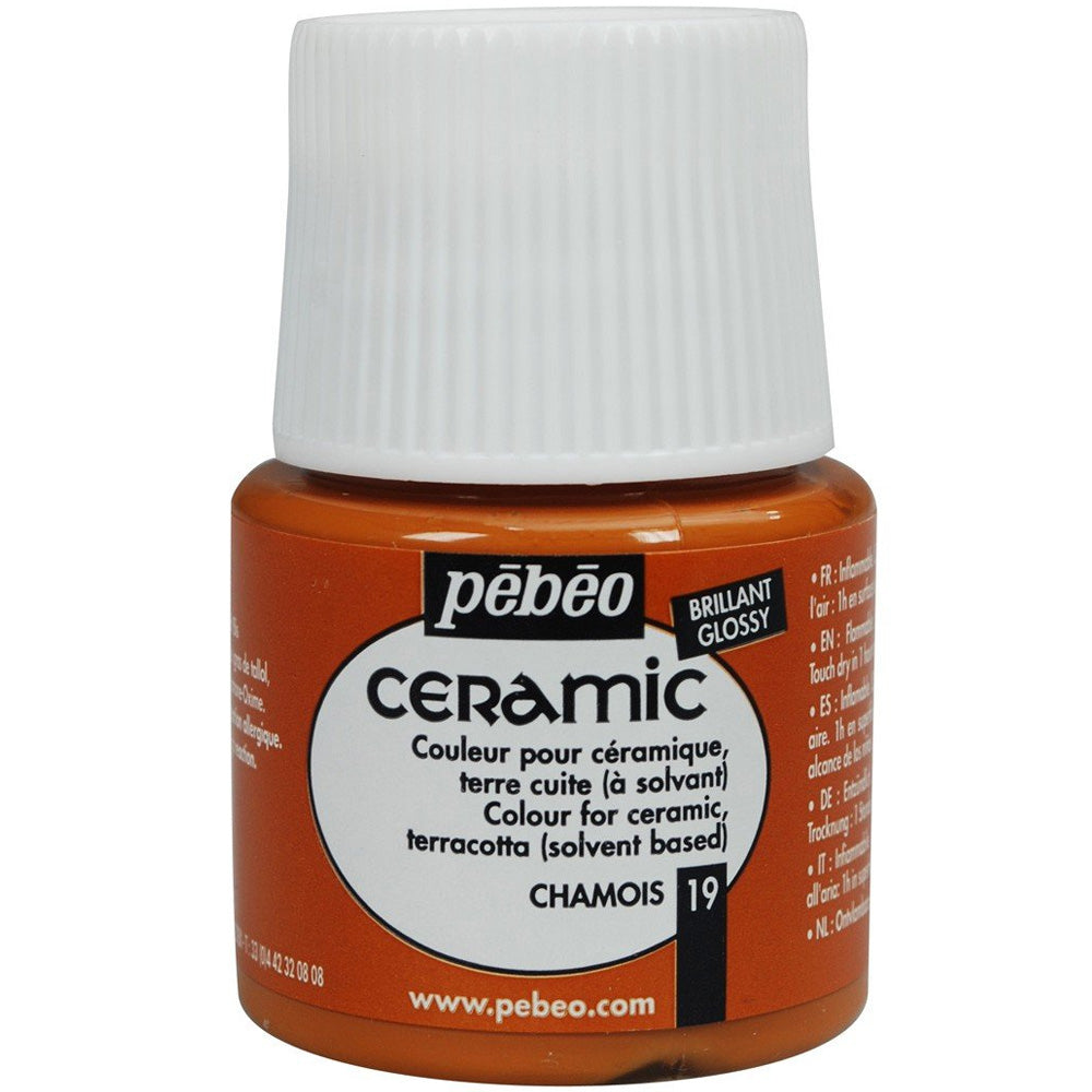 Pebeo Ceramic 45ml Chamois 19