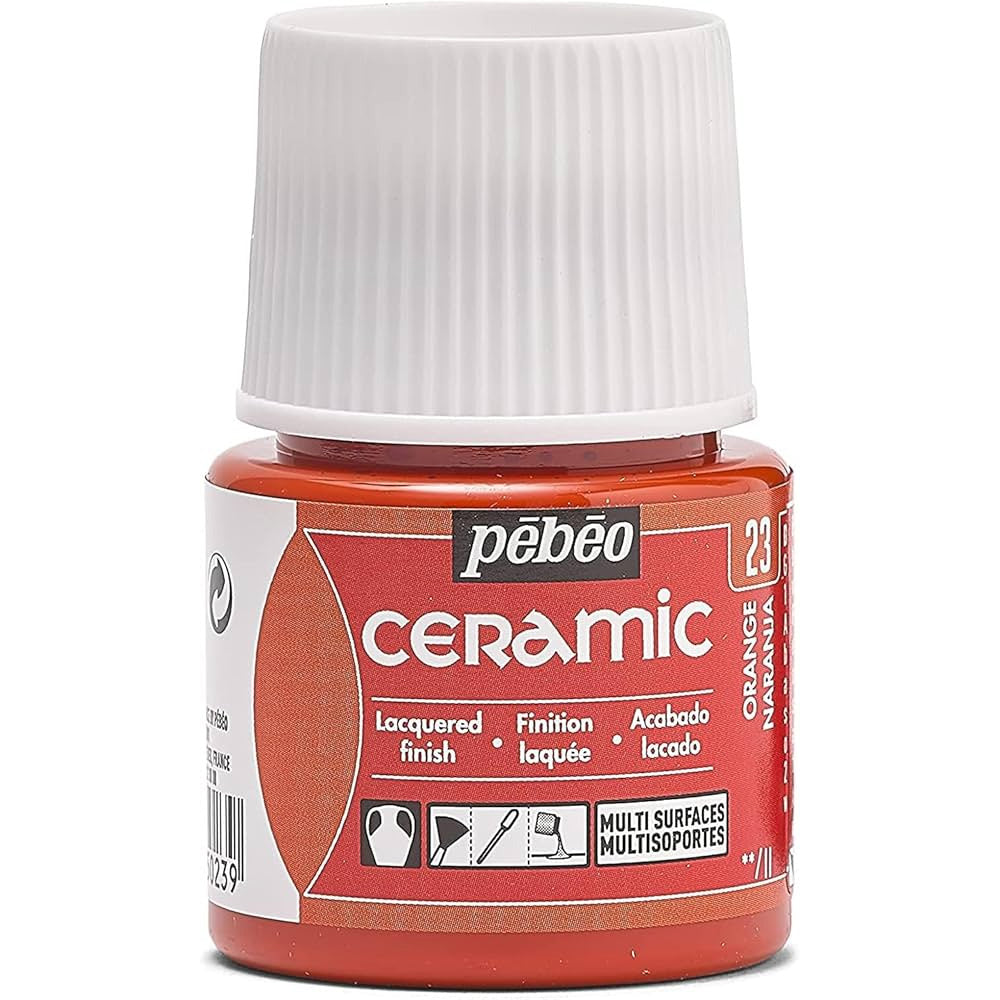 Pebeo Ceramic 45ml Orange 23