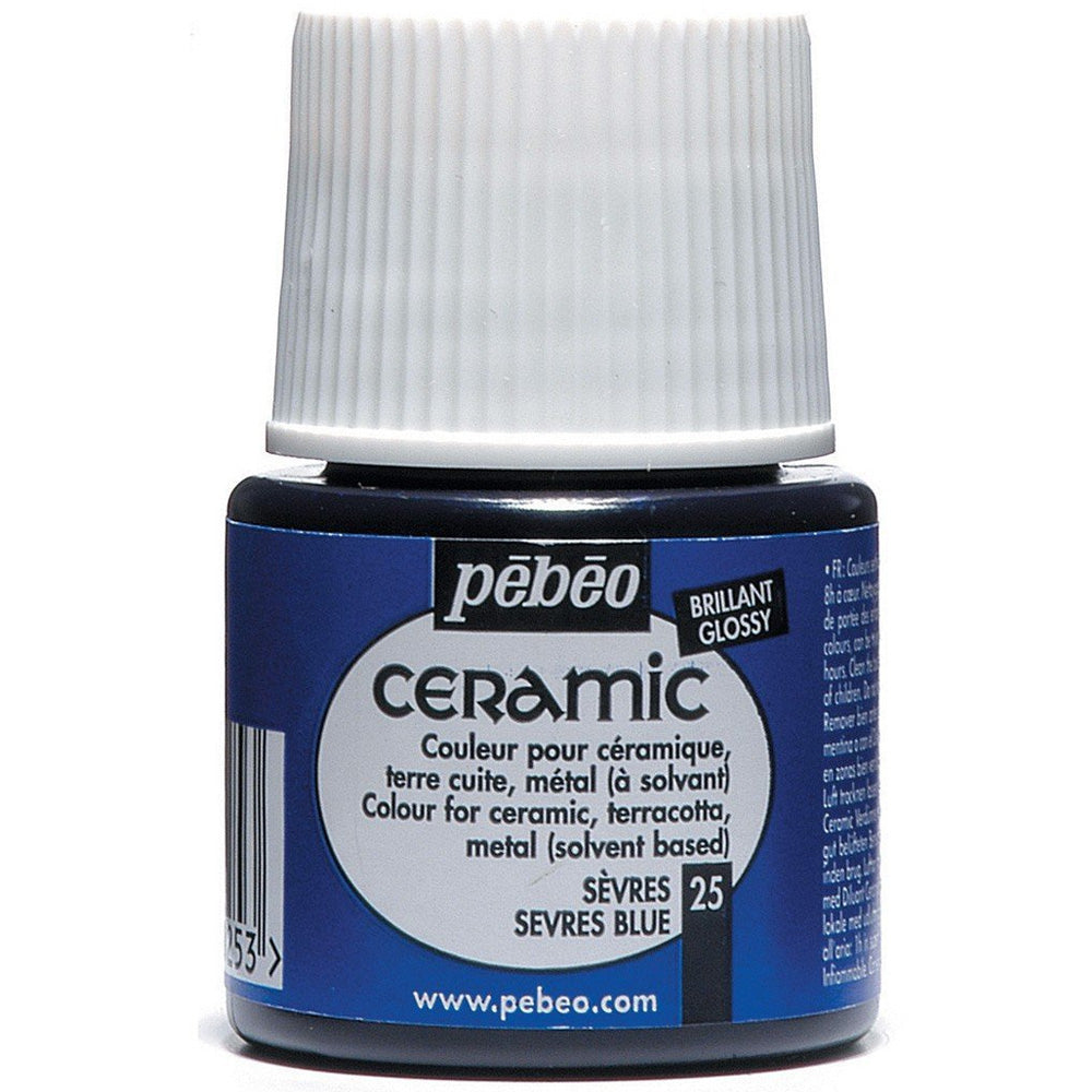 Pebeo Ceramic 45ml Sevres Blue 25