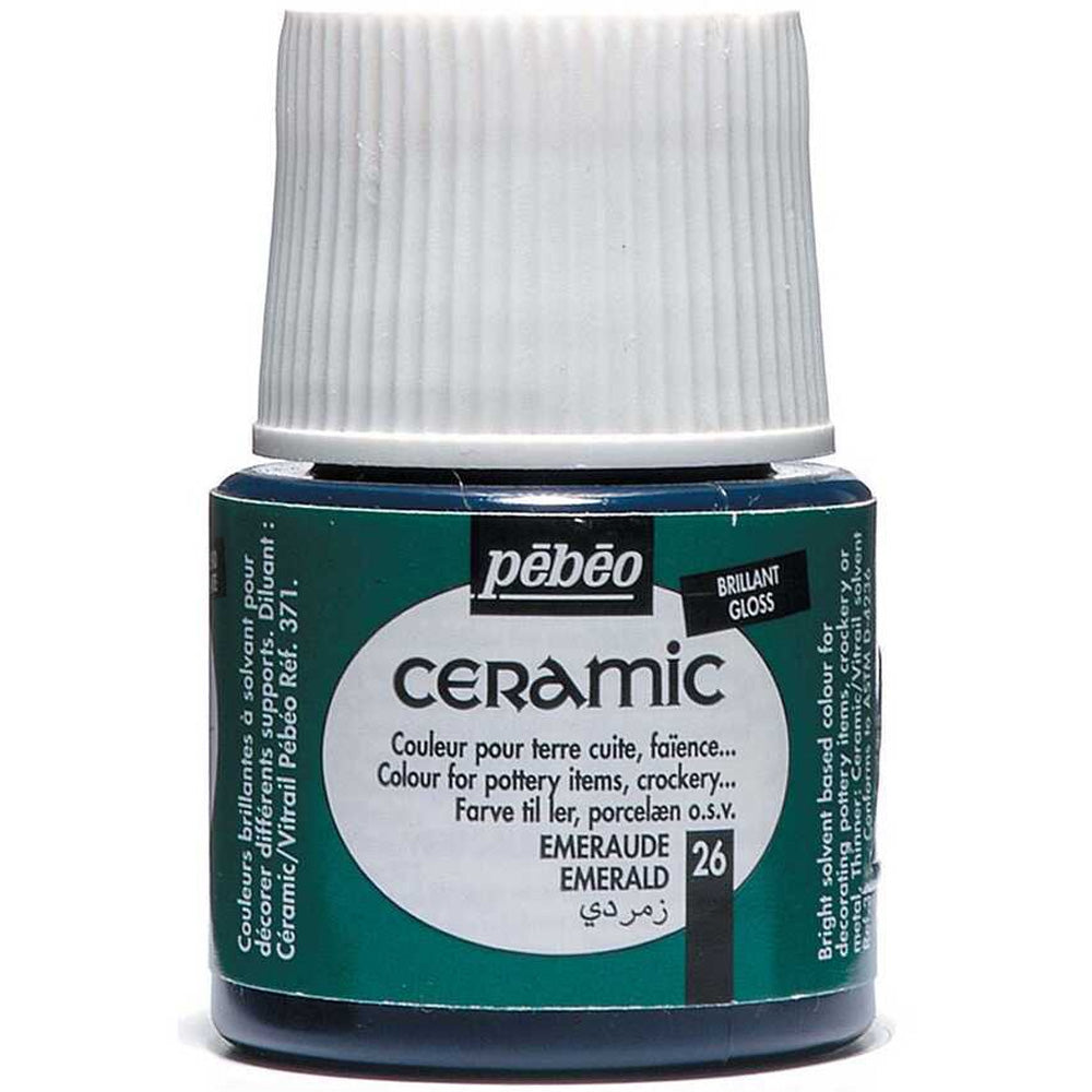 Pebeo Ceramic 45ml Emerald 26