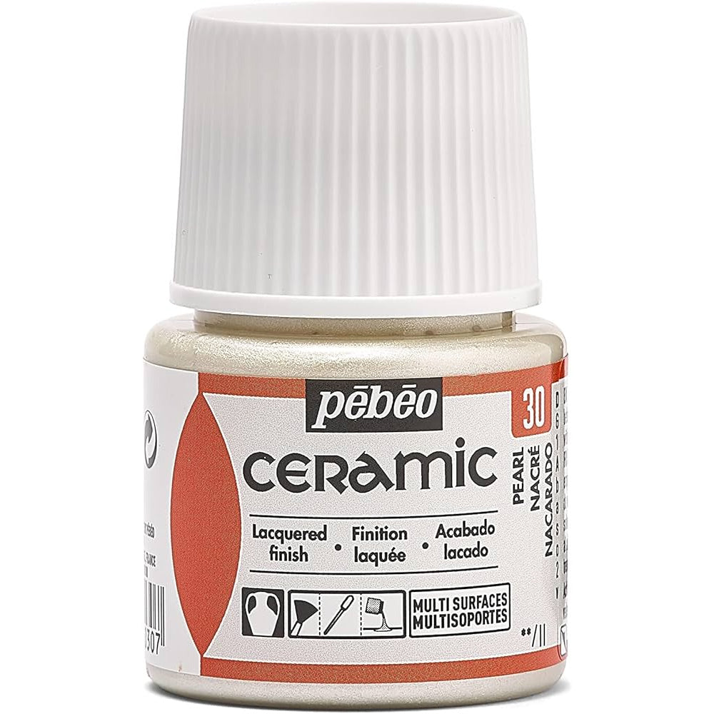 Pebeo Ceramic 45ml Pearl 30