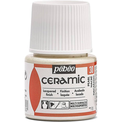 Pebeo Ceramic 45ml Pearl 30