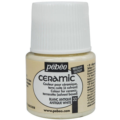 Pebeo Ceramic 45ml Antique White 32