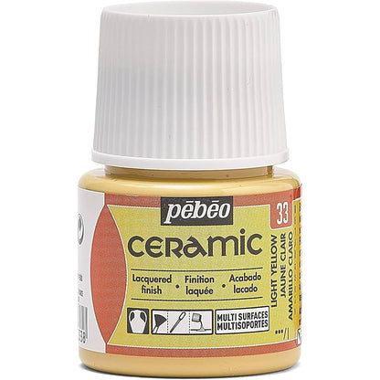 Pebeo Ceramic 45ml Light Yellow 33