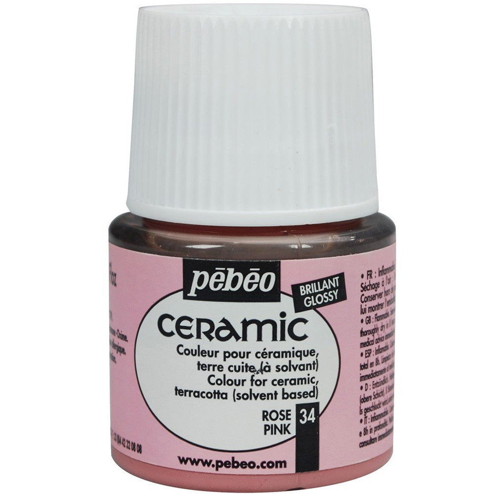 Pebeo Ceramic 45ml Pink 34