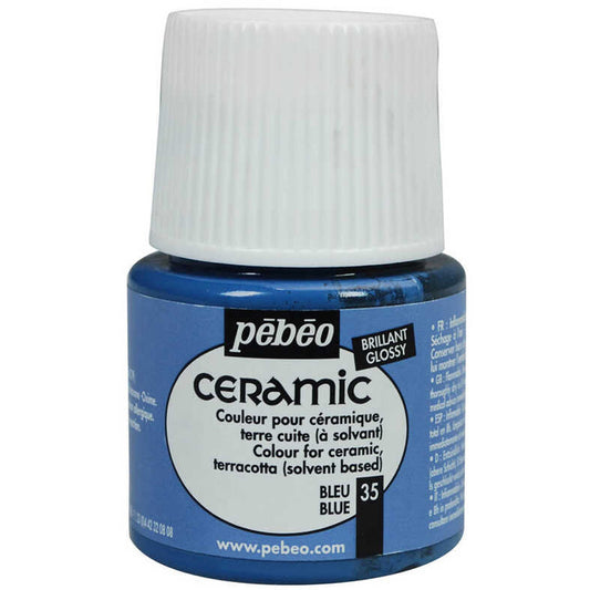 Pebeo Ceramic 45ml Blue 35