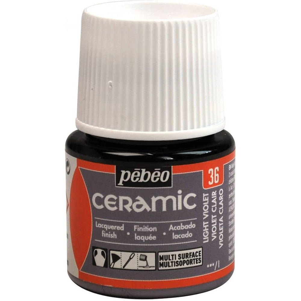Pebeo Ceramic 45ml Light Violet 36