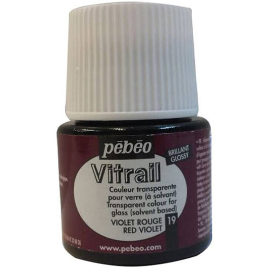 Pebeo Cam Boyası Red Violet 45ml