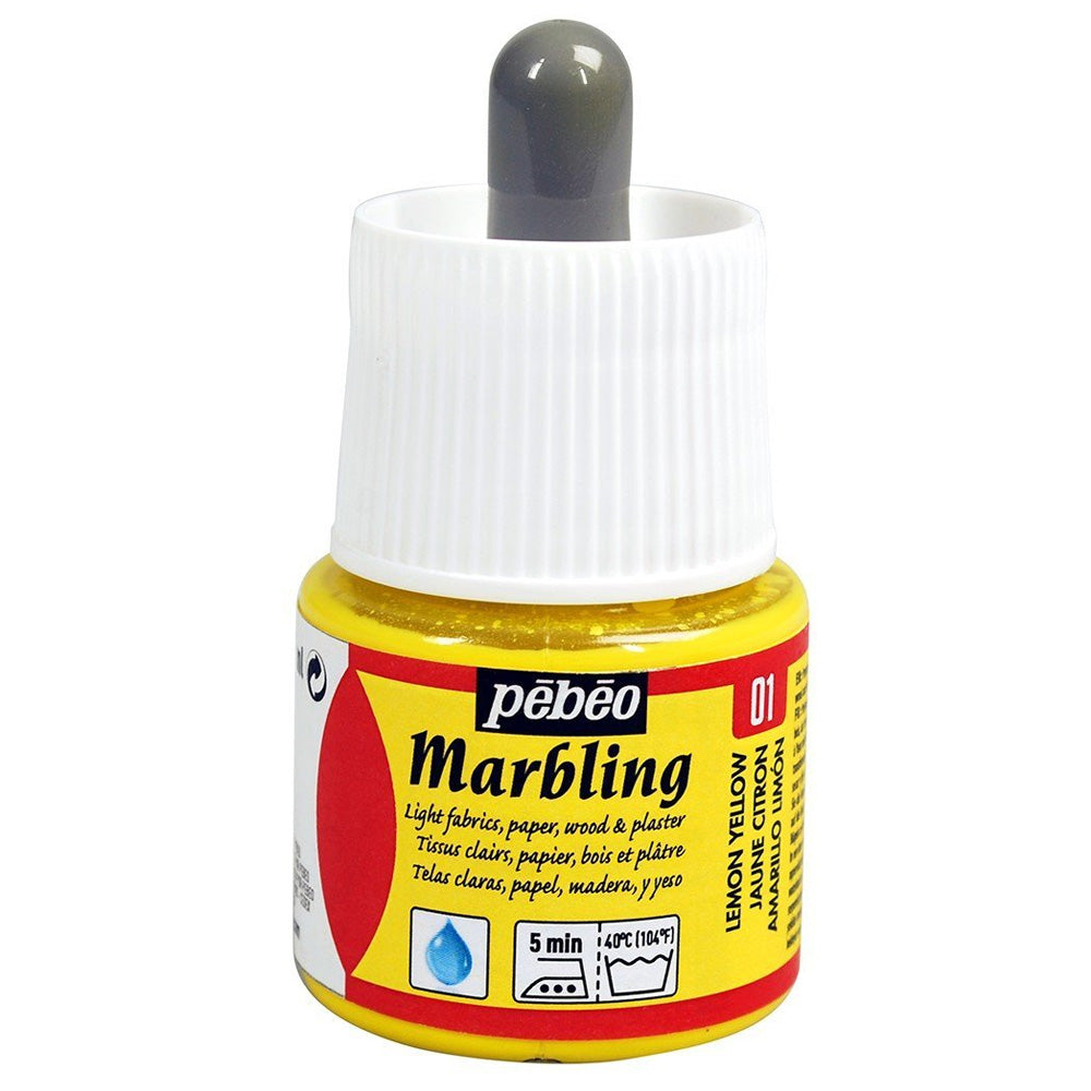 Pebeo Marbling (Ebru) 45ml Lemon Yellow 01