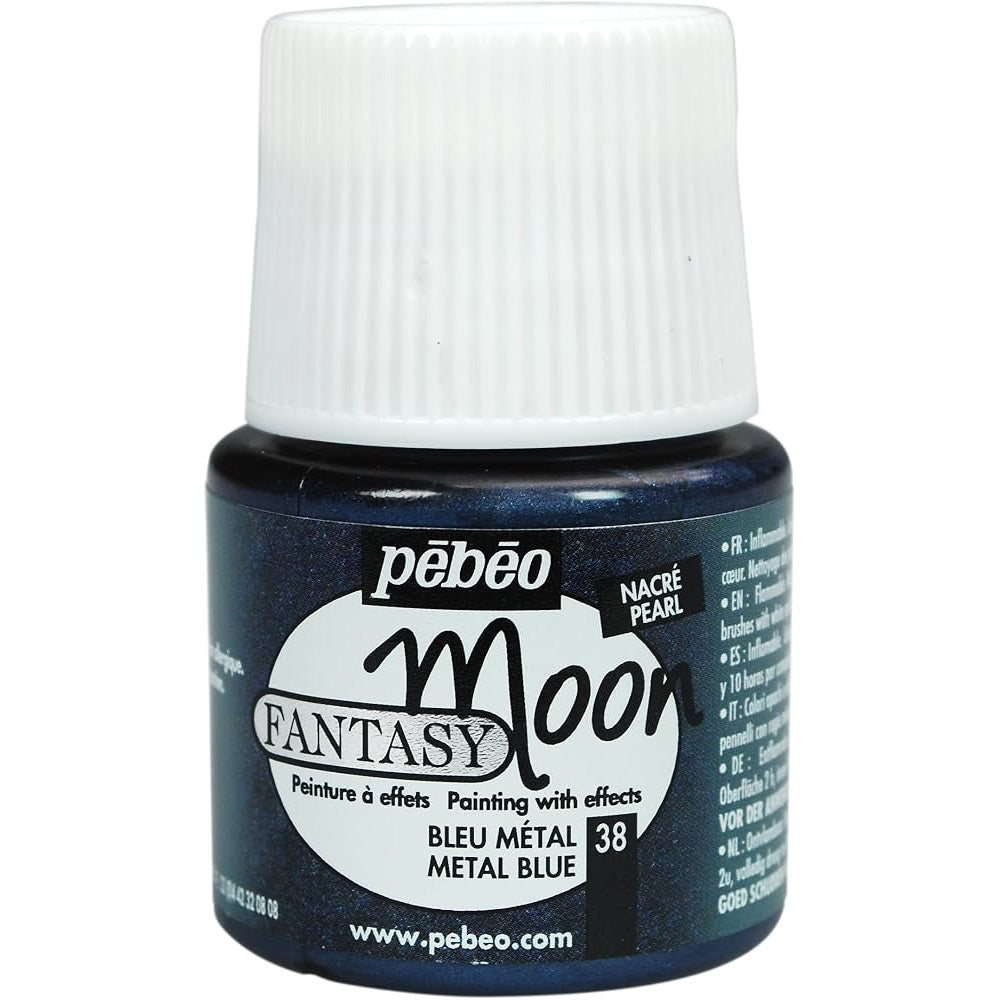 Pebeo Fantasy Moon 45ml Metal Blue 38