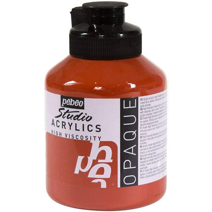 Pebeo Acrylic Studio 500ml Burnt Sienna 38