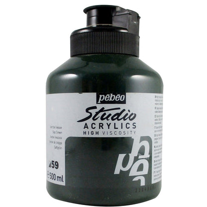 Pebeo Acrylic Studio 500ml Sap Green 59