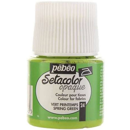 Pebeo Setacolor Opaque (Opak) 45ml Spring Green 24