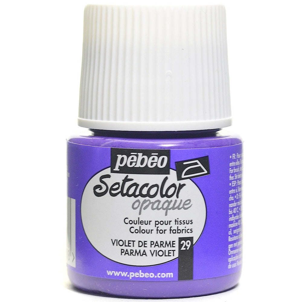 Pebeo Setacolor Opaque (Opak) 45ml Parma Violet 29