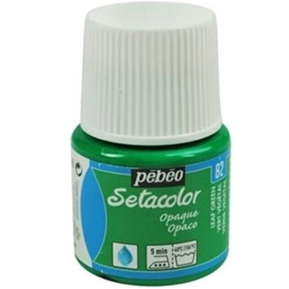 Pebeo Setacolor Opaque (Opak) 45ml Leaf Green 82