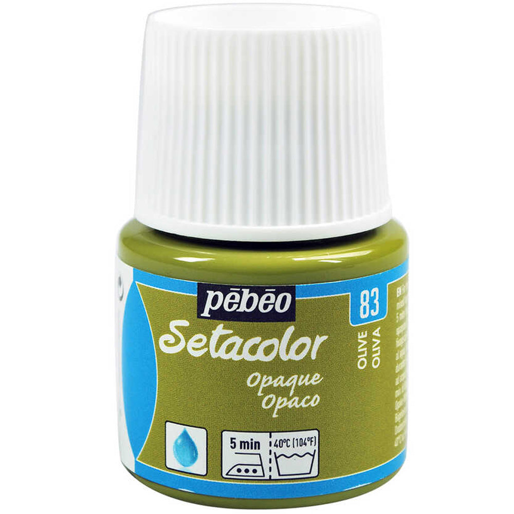 Pebeo Setacolor Opaque (Opak) 45ml Olive 83