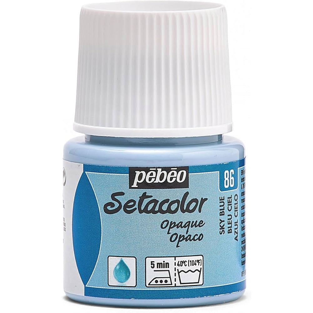 Pebeo Setacolor Opaque (Opak) 45ml Sky Blue 86