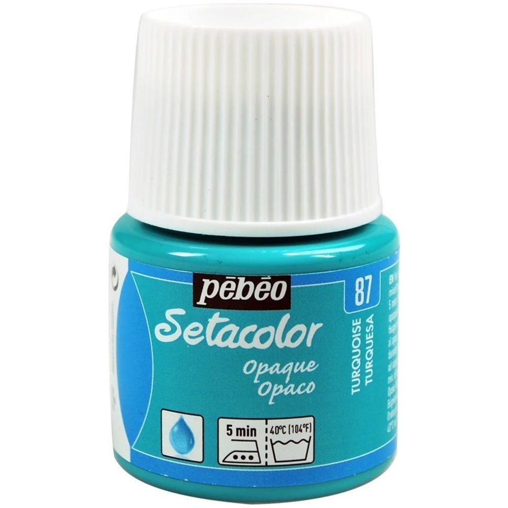 Pebeo Setacolor Opaque (Opak) 45ml Turquoise 87