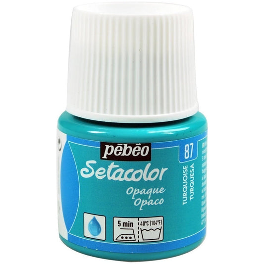 Pebeo Setacolor Opaque (Opak) 45ml Turquoise 87