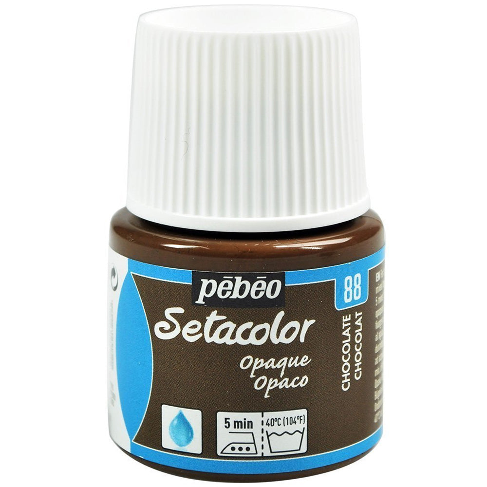 Pebeo Setacolor Opaque (Opak) 45ml Chocolate 88