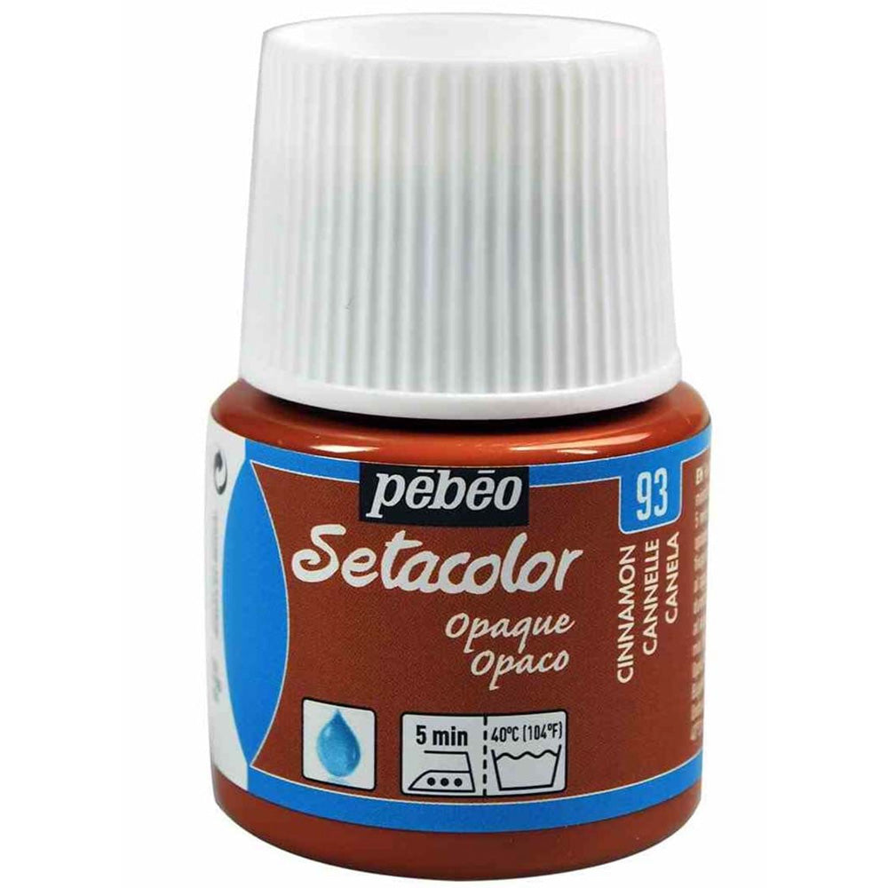 Pebeo Setacolor Opaque (Opak) 45ml Cinnamon  93