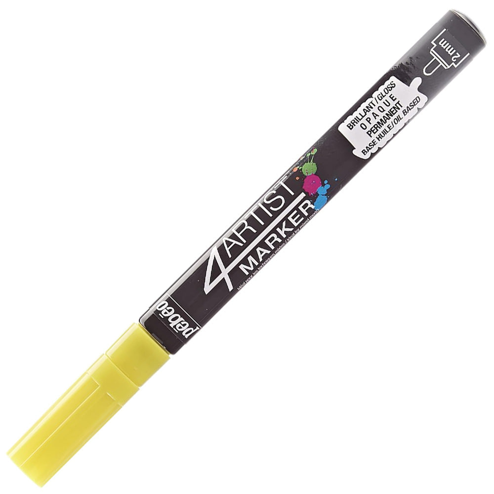 Pebeo 4Artist Oil Marker Yağlı Boya Kalemi 2mm Yuvarlak Uç Yellow