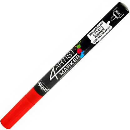 Pebeo 4Artist Oil Marker Yağlı Boya Kalemi 2mm Yuvarlak Uç Red