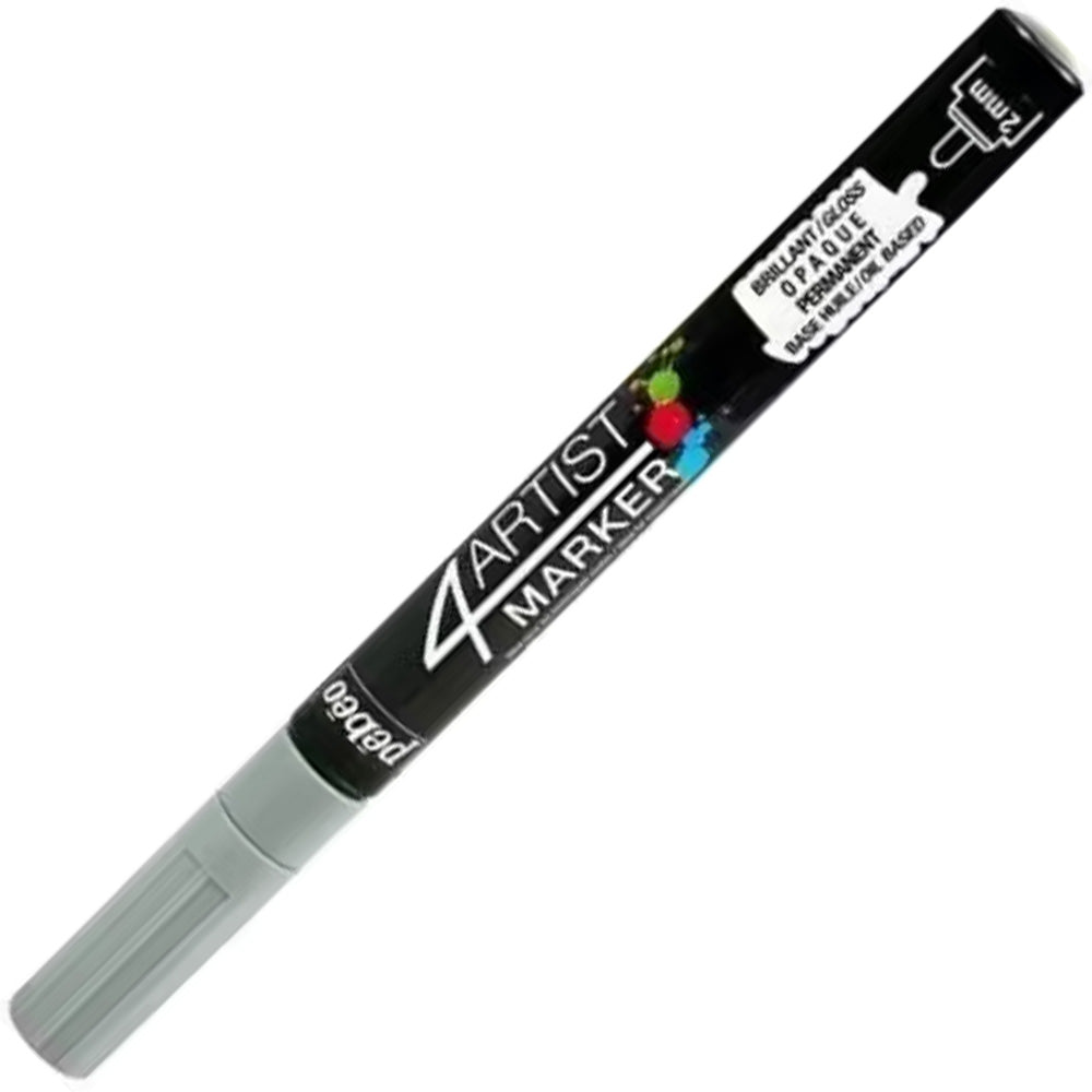Pebeo 4Artist Oil Marker Yağlı Boya Kalemi 2mm Yuvarlak Uç Grey