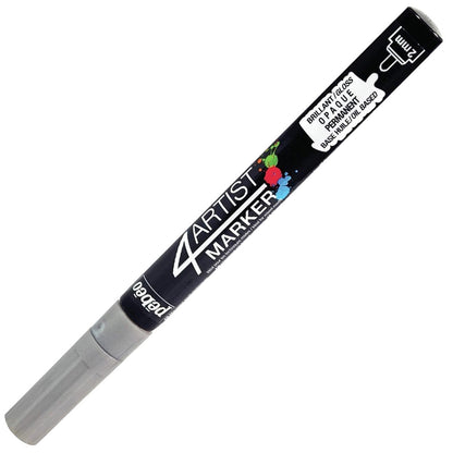 Pebeo 4Artist Oil Marker Yağlı Boya Kalemi 2mm Yuvarlak Uç Silver