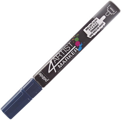 Pebeo 4Artist Oil Marker Yağlı Boya Kalemi 4mm Yuvarlak Uç Deep Blue