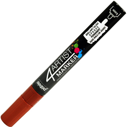 Pebeo 4Artist Oil Marker Yağlı Boya Kalemi 4mm Yuvarlak Uç Brown