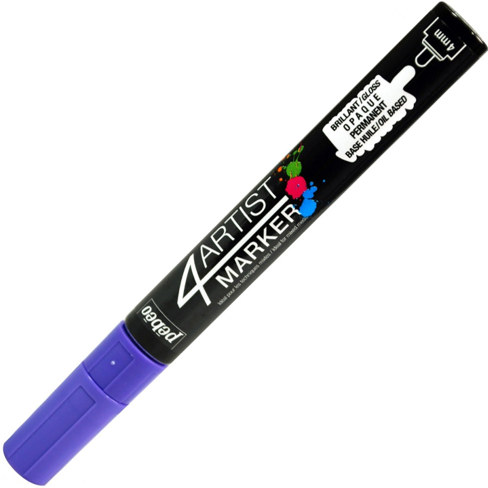 Pebeo 4Artist Oil Marker Yağlı Boya Kalemi 4mm Yuvarlak Uç Violet