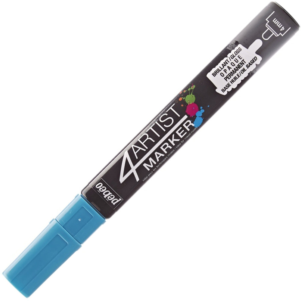 Pebeo 4Artist Oil Marker Yağlı Boya Kalemi 4mm Yuvarlak Uç Light Blue
