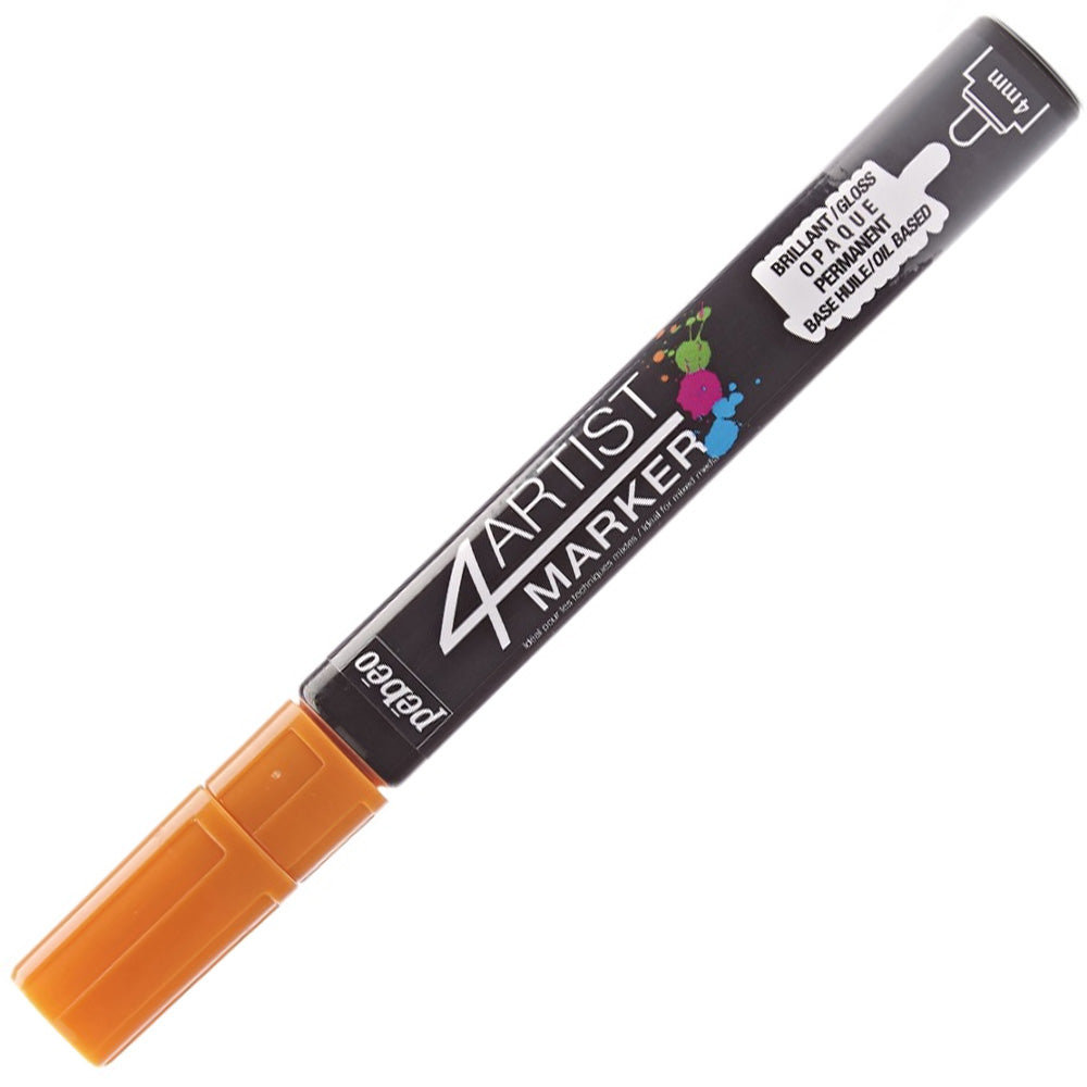 Pebeo 4Artist Oil Marker Yağlı Boya Kalemi 4mm Yuvarlak Uç Orange
