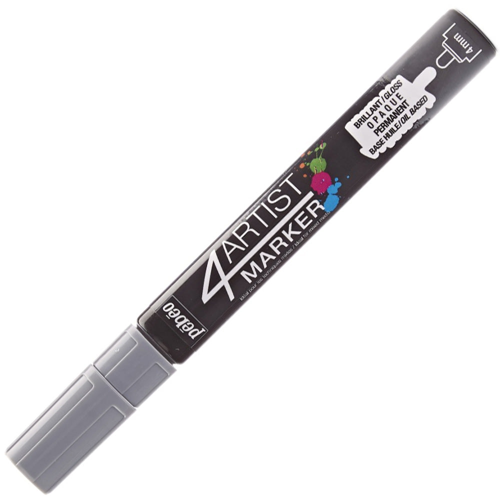 Pebeo 4Artist Oil Marker Yağlı Boya Kalemi 4mm Yuvarlak Uç Grey