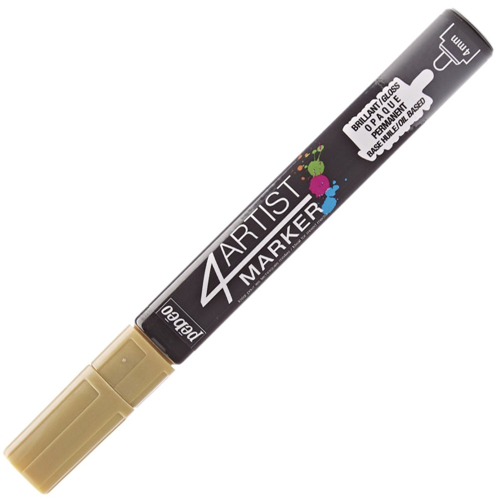 Pebeo 4Artist Oil Marker Yağlı Boya Kalemi 4mm Yuvarlak Uç Gold