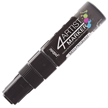 Pebeo 4Artist Oil Marker Yağlı Boya Kalemi 8mm Yan Kesik Uç Black