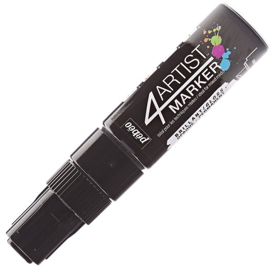Pebeo 4Artist Oil Marker Yağlı Boya Kalemi 8mm Yan Kesik Uç Black