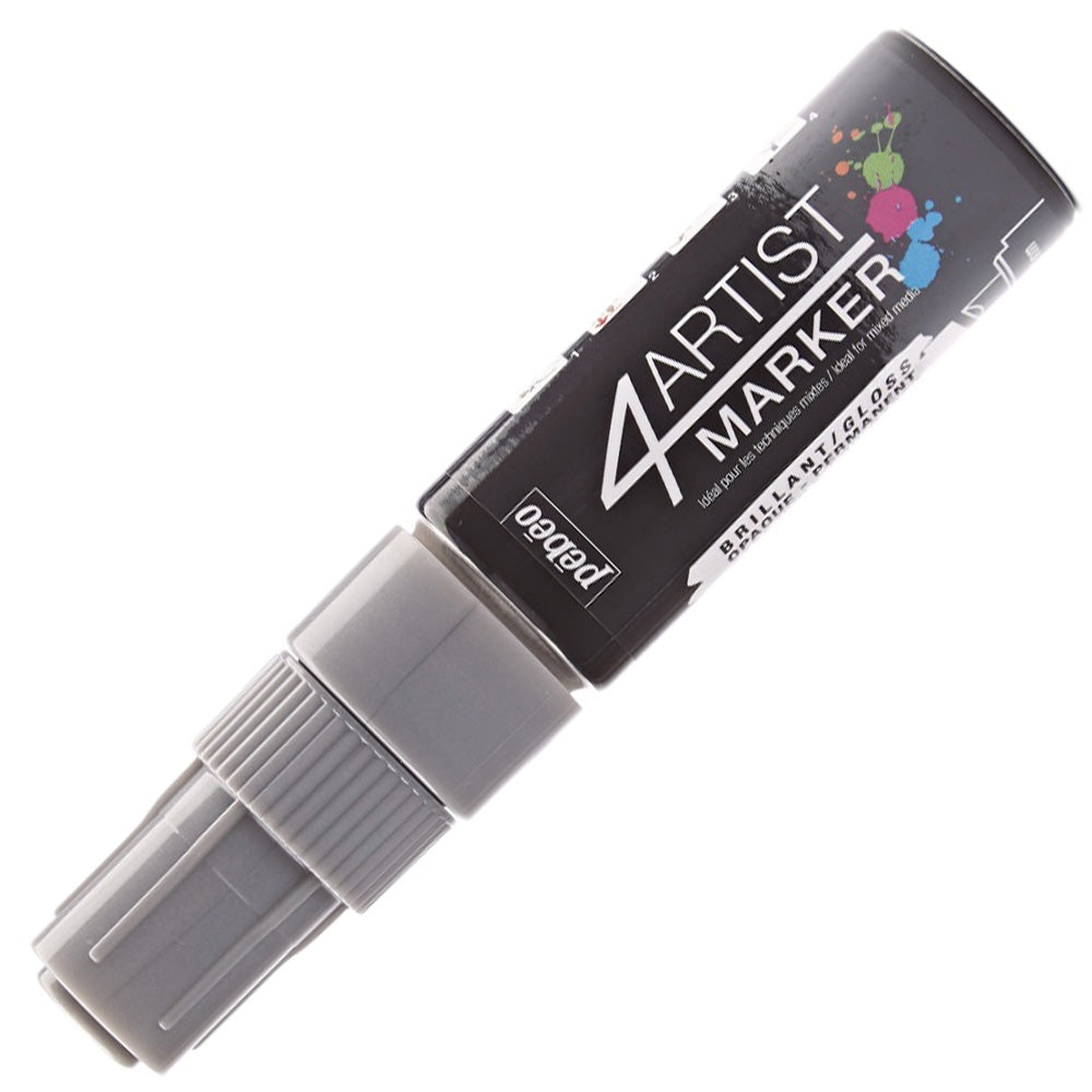 Pebeo 4Artist Oil Marker Yağlı Boya Kalemi 8mm Yan Kesik Uç Silver