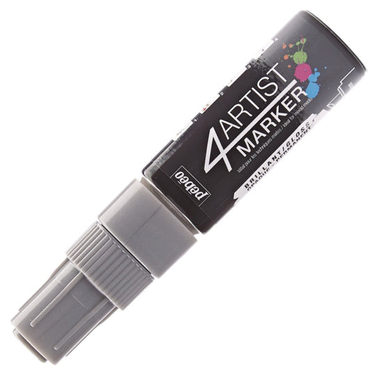 Pebeo 4Artist Oil Marker Yağlı Boya Kalemi 8mm Yan Kesik Uç Silver