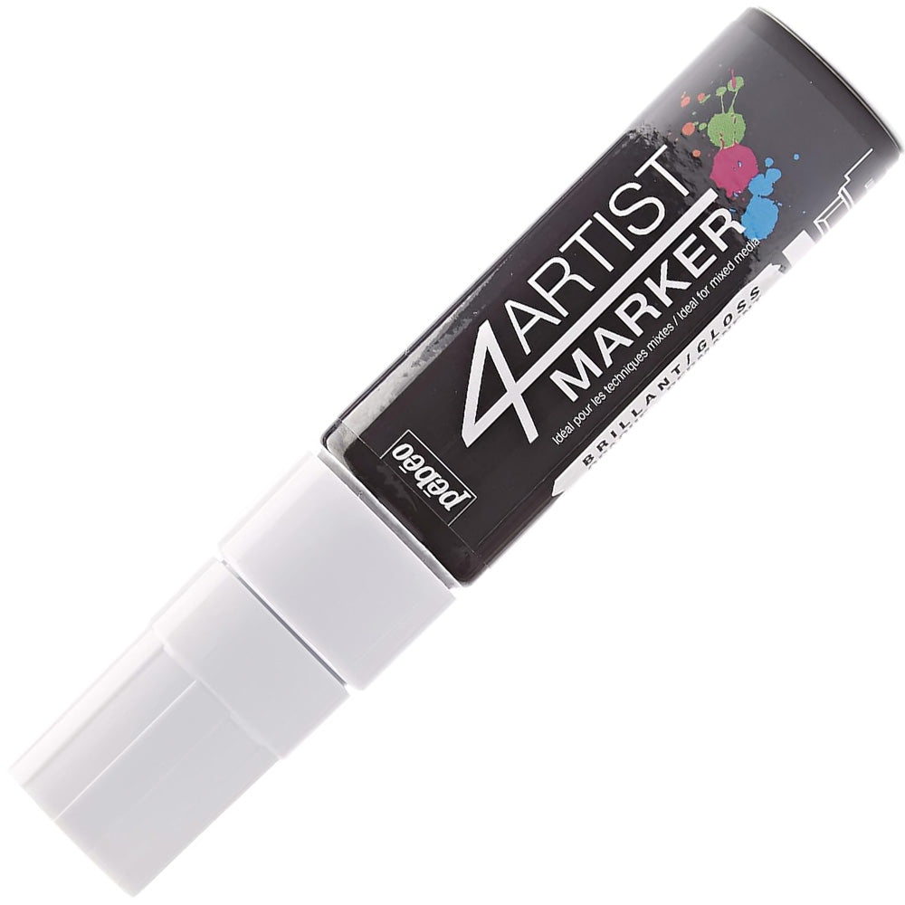 Pebeo 4Artist Oil Marker Yağlı Boya Kalemi 15mm Düz Kesik Uç White