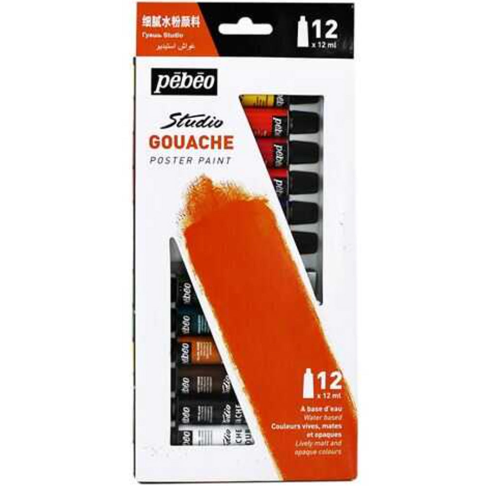 Pebeo Guaj Boya 12'li Set (12x12ml)