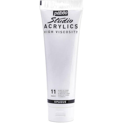 Pebeo Acrylic Studio 100ml Titanium White 11