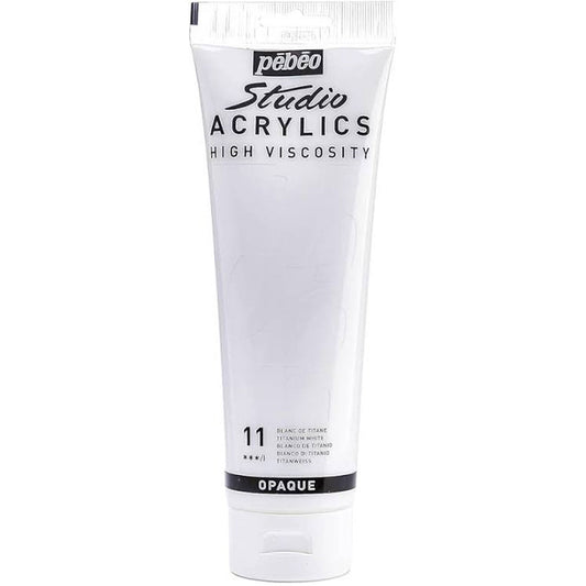 Pebeo Acrylic Studio 100ml Titanium White 11