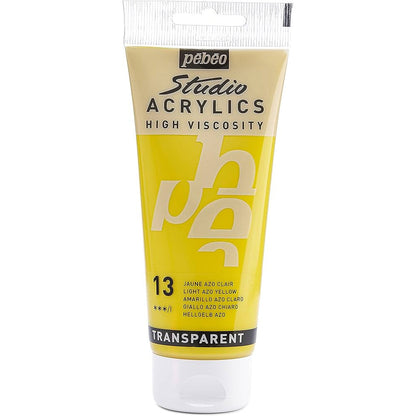 Pebeo Acrylic Studio 100ml Light Azo Yellow 13