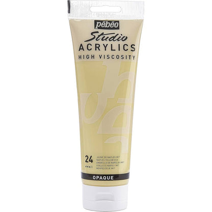 Pebeo Acrylic Studio 100ml Naples Yellow 24