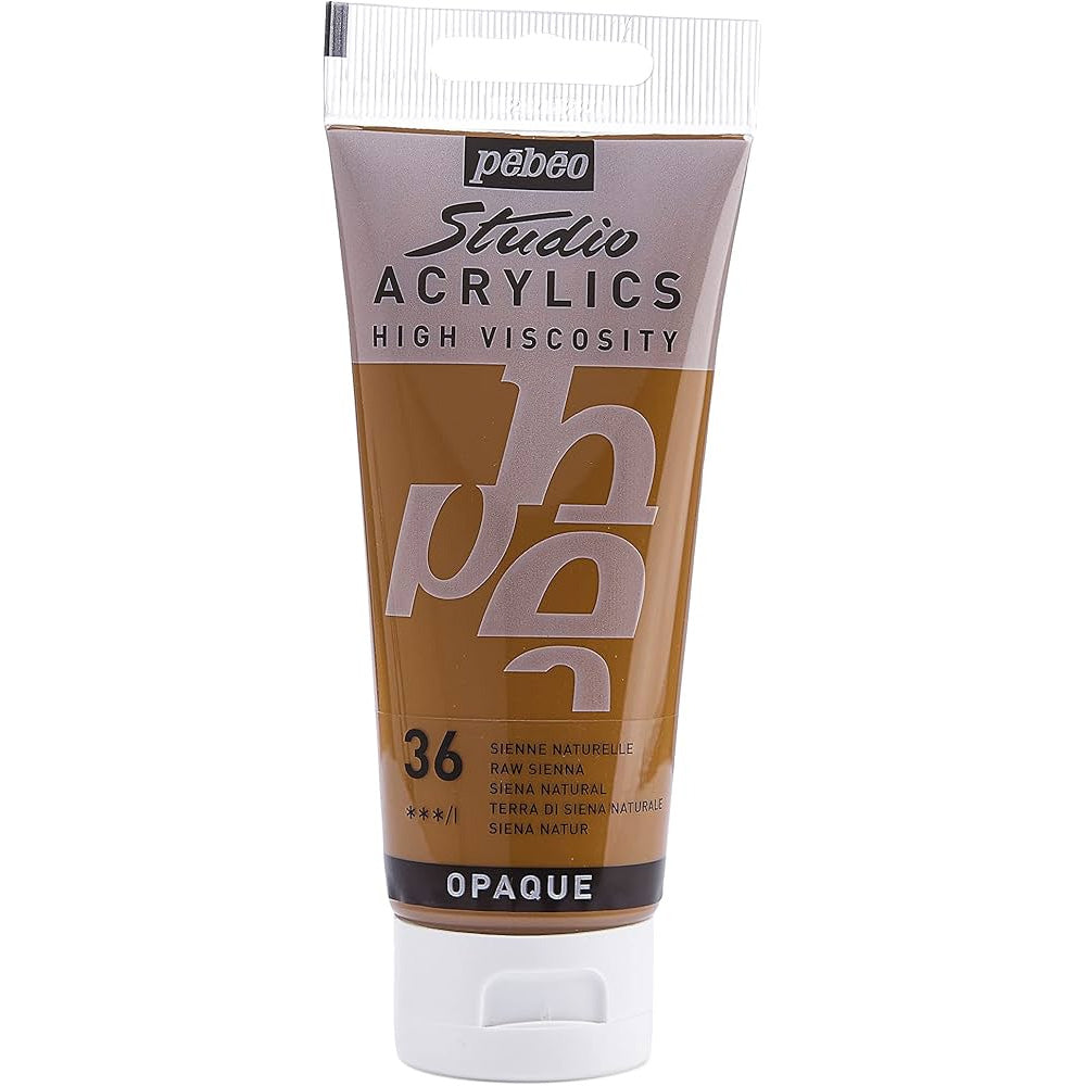 Pebeo Acrylic Studio 100ml Raw Sienna 36
