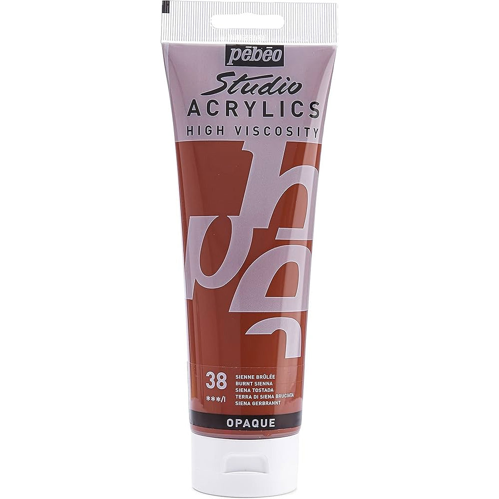 Pebeo Acrylic Studio 100ml Burnt Sienna 38