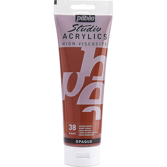 Pebeo Acrylic Studio 100ml Burnt Sienna 38